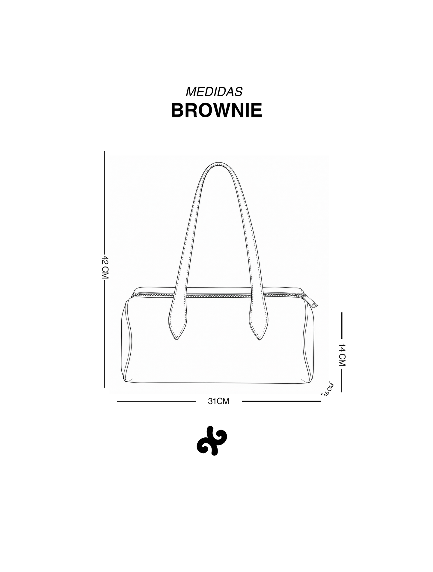 BROWNIE BAG - MARRÓN GAMUZÓN