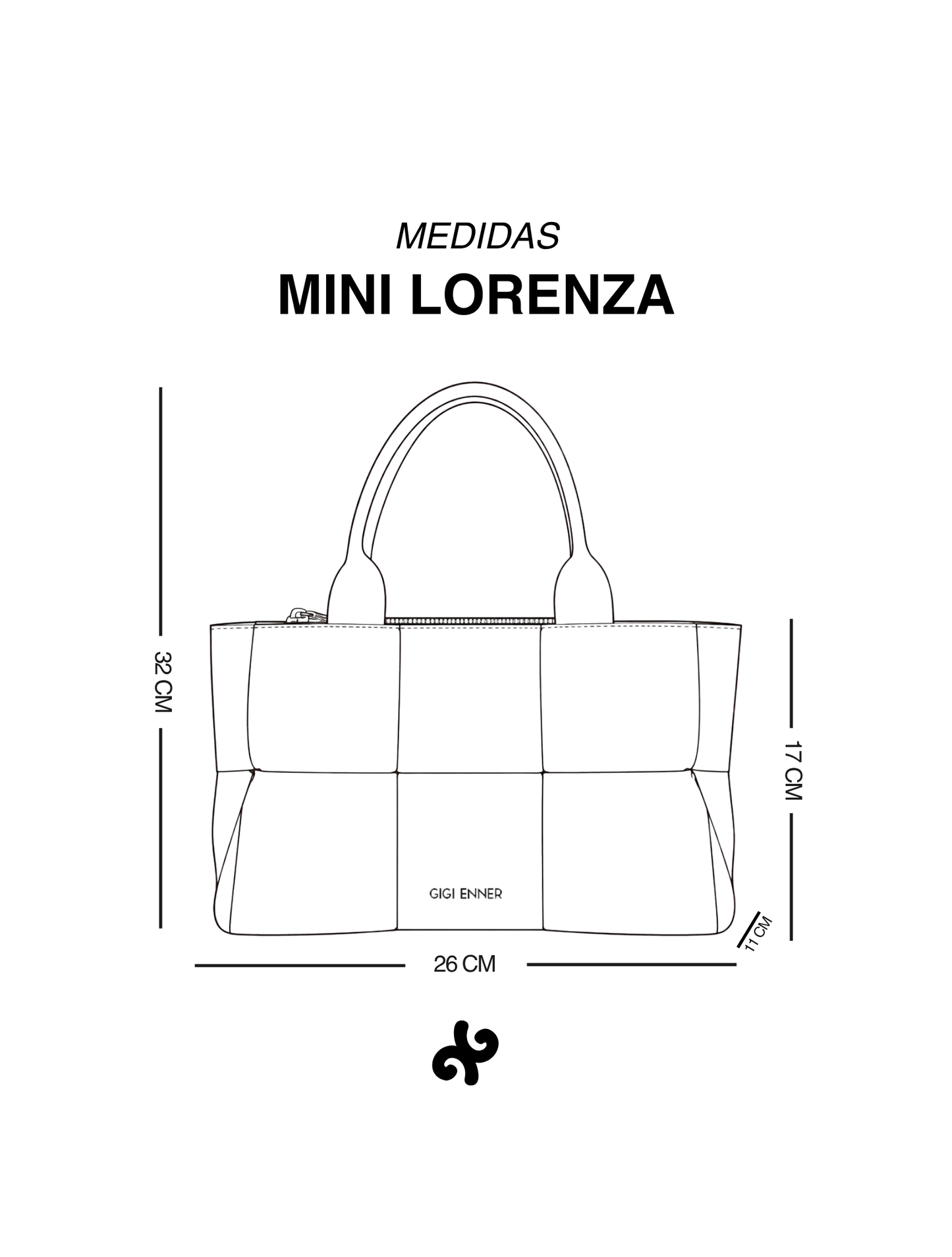 MINI LORENZA - MARRÓN OSCURO