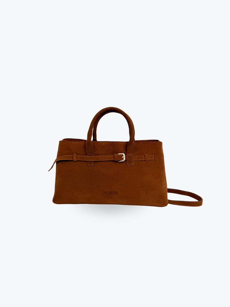 ELIZABETH BAG - CAMEL GAMUZÓN - Image 1