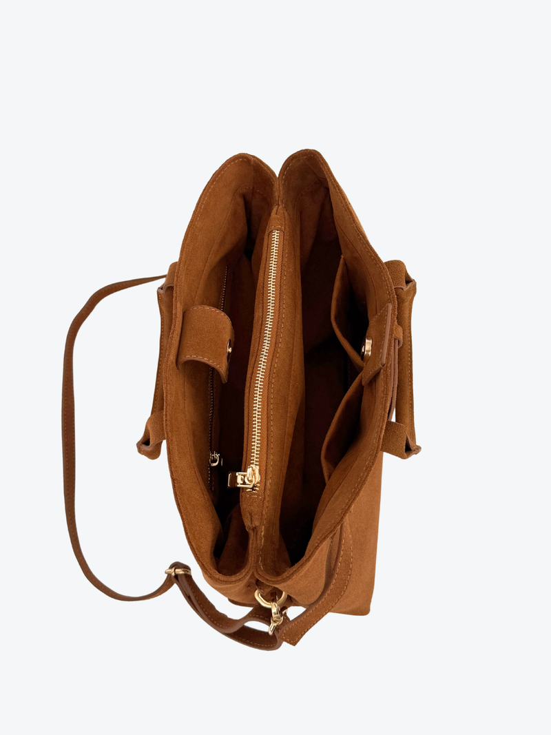 ELIZABETH BAG - CAMEL GAMUZÓN - Image 3