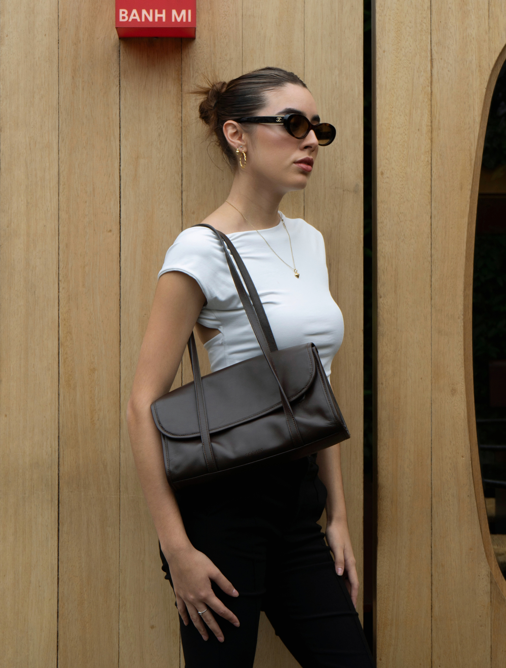 VITTORIA BAG - MARRÓN OSCURO - Gallery 2