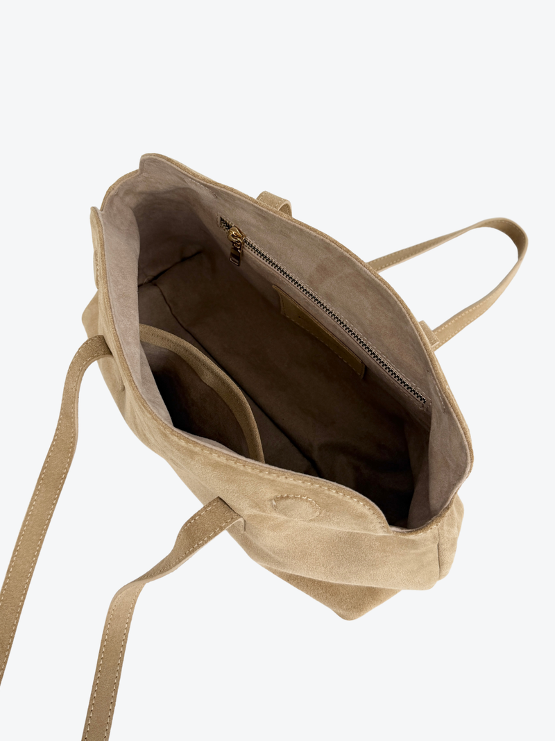 CAYETANA BAG GAMUZÓN - ARENA - Image 3