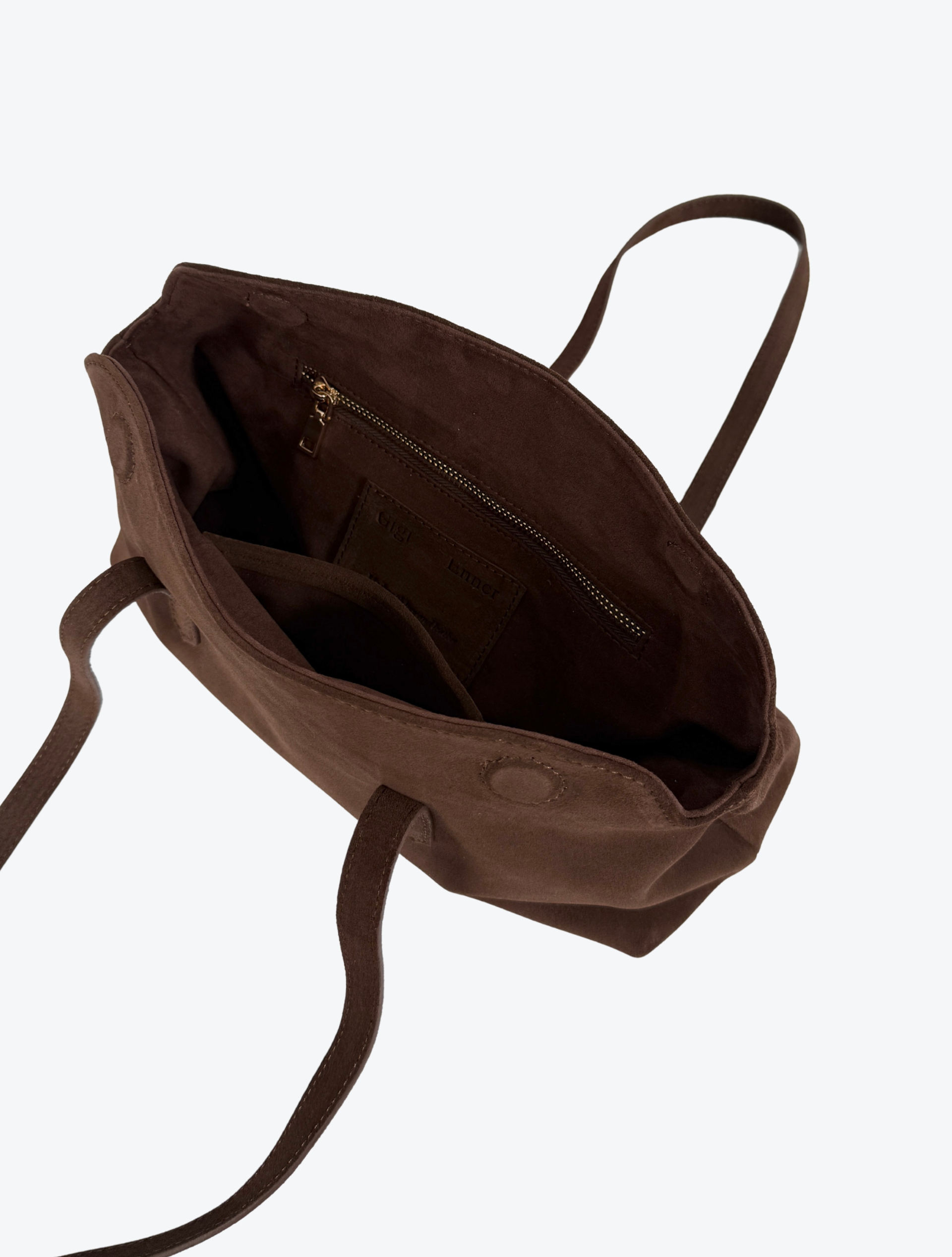 CAYETANA BAG GAMUZÓN - MARRÓN OSCURO - Gallery 3