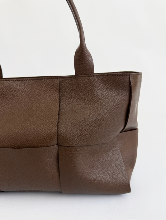 LORENZA BAG - CHOCOLATE