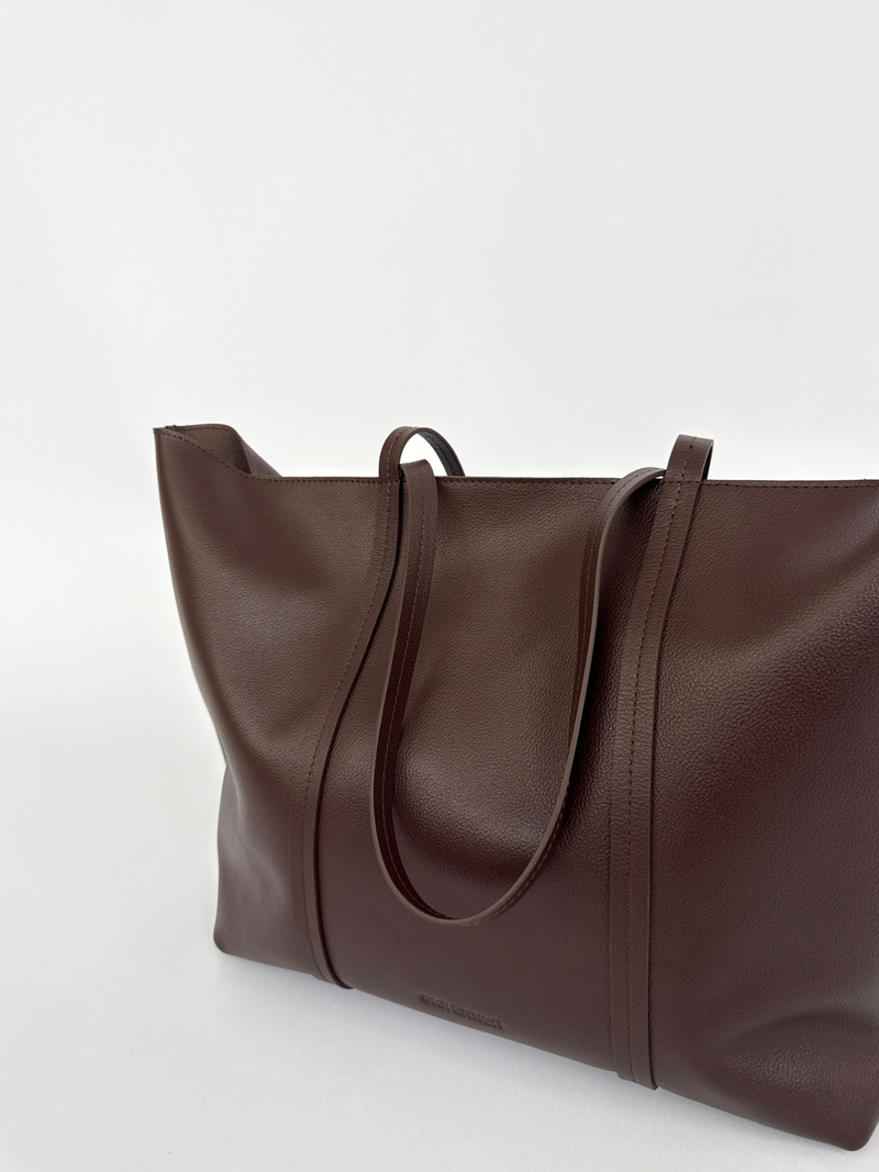 TOTE BAG VERSIÓN XL - MARRÓN OSCURO - Image 3