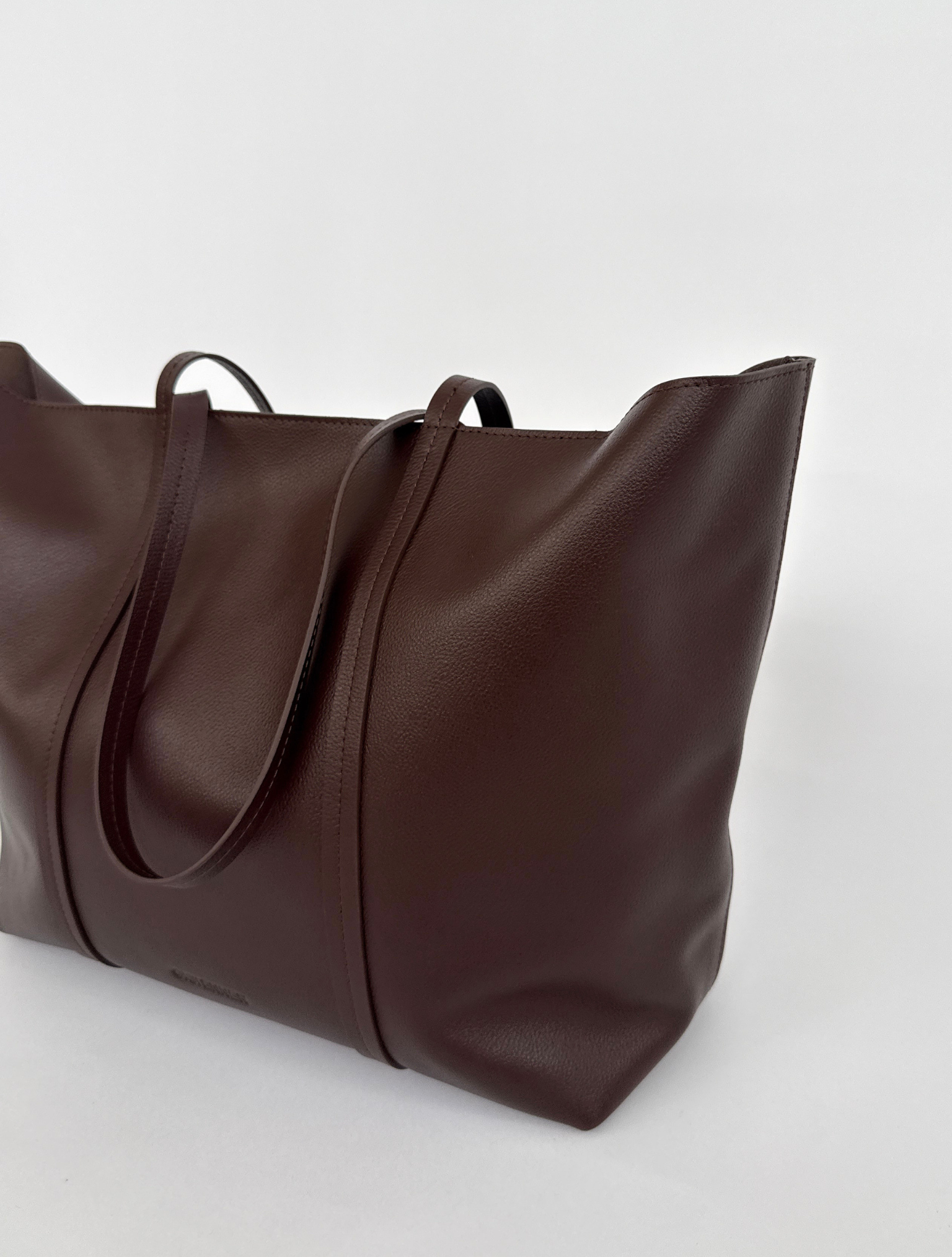 TOTE BAG VERSIÓN XL - MARRÓN OSCURO - Gallery 4