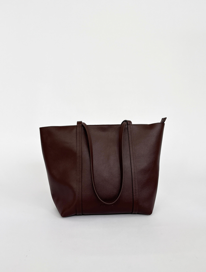 TOTE BAG REGULAR - MARRÓN OSCURO