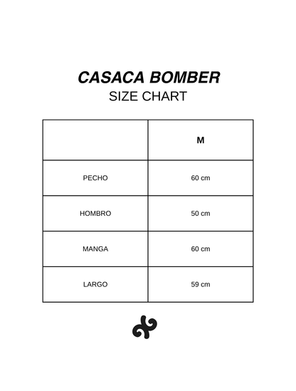 Casaca Bomber - Negro