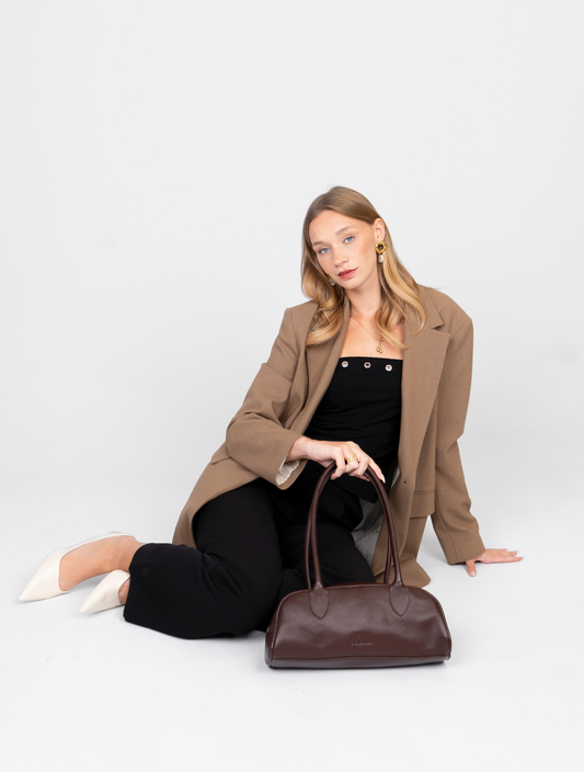 BAGUETTE BAG - MARRÓN OSCURO