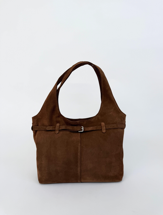ALICIA BAG - MARRÓN CLARO GAMUZÓN