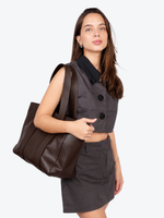 EVERYDAY BAG - DARK BROWN - Thumbnail 5