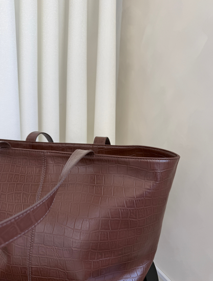 MAGDALENA BAG - MARRÓN OSCURO