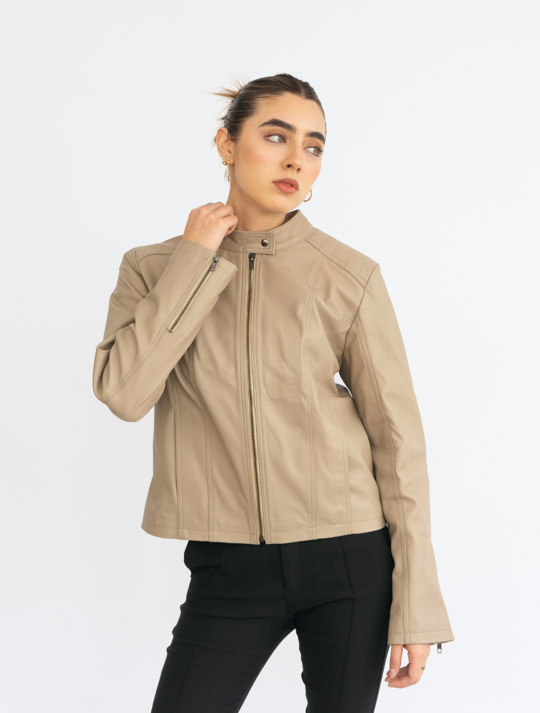 Casaca Biker - Ivory - Gallery 3
