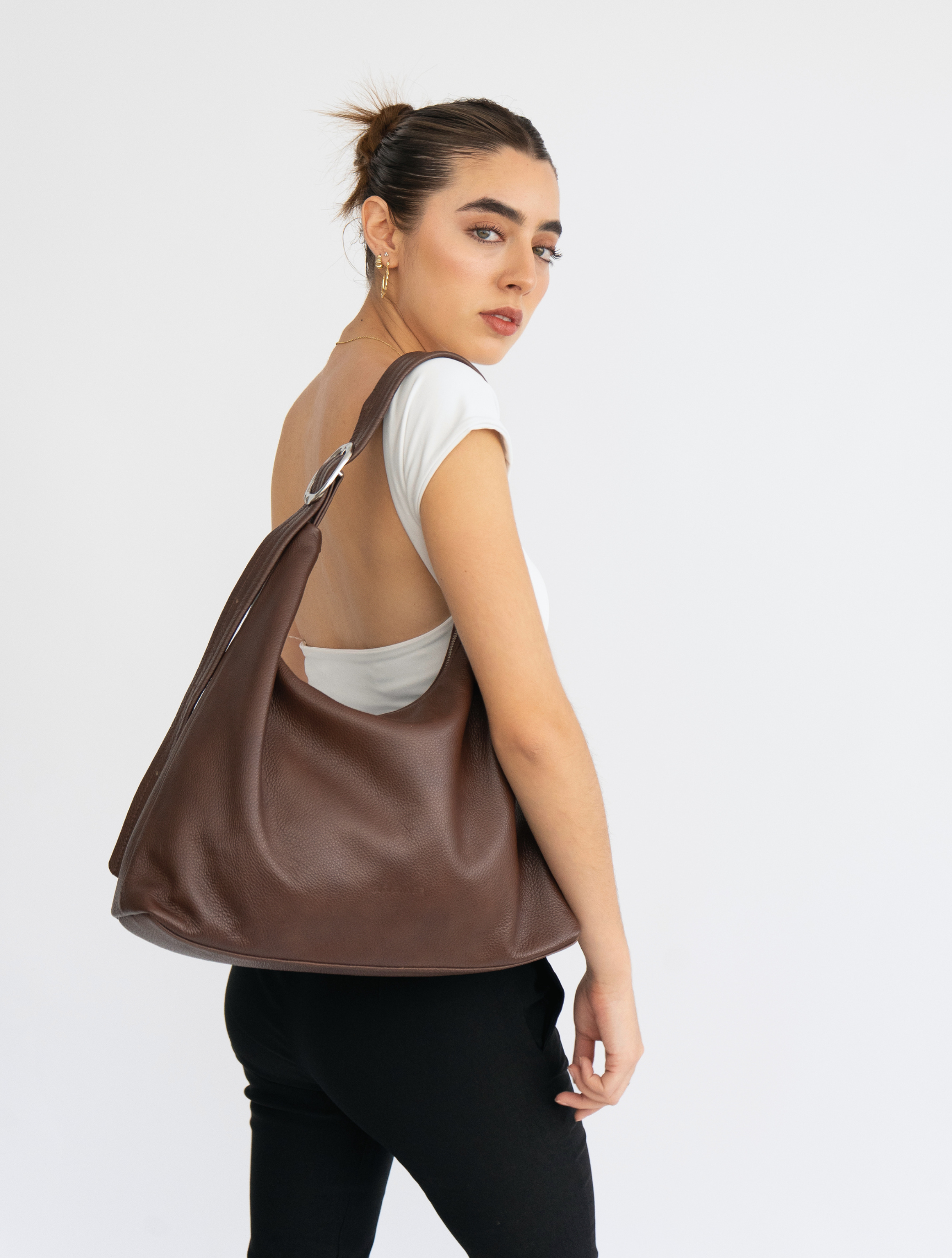 PRE ORDER - MARGARITA BAG - MARRÓN OSCURO - Gallery 6