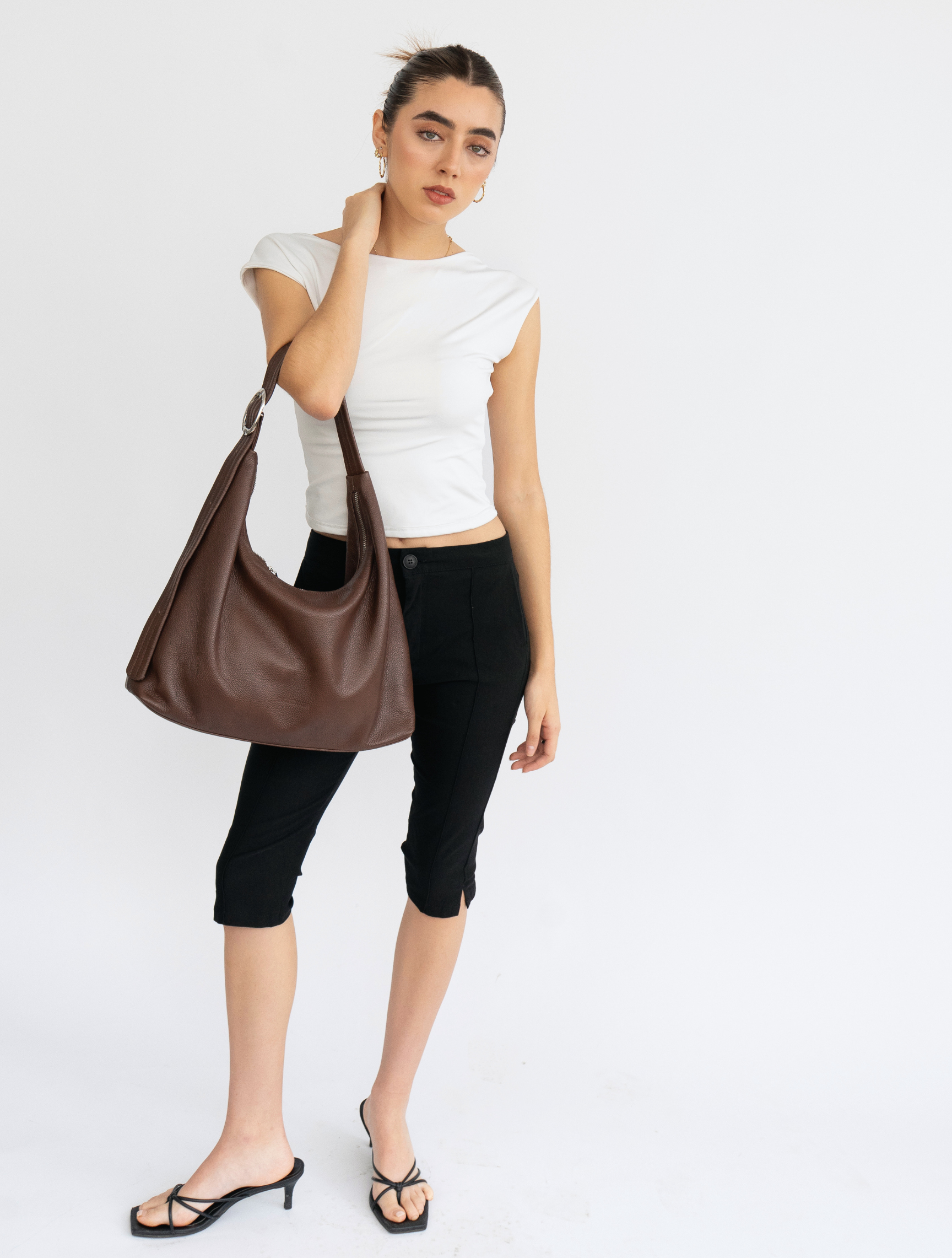 PRE ORDER - MARGARITA BAG - MARRÓN OSCURO - Gallery 7