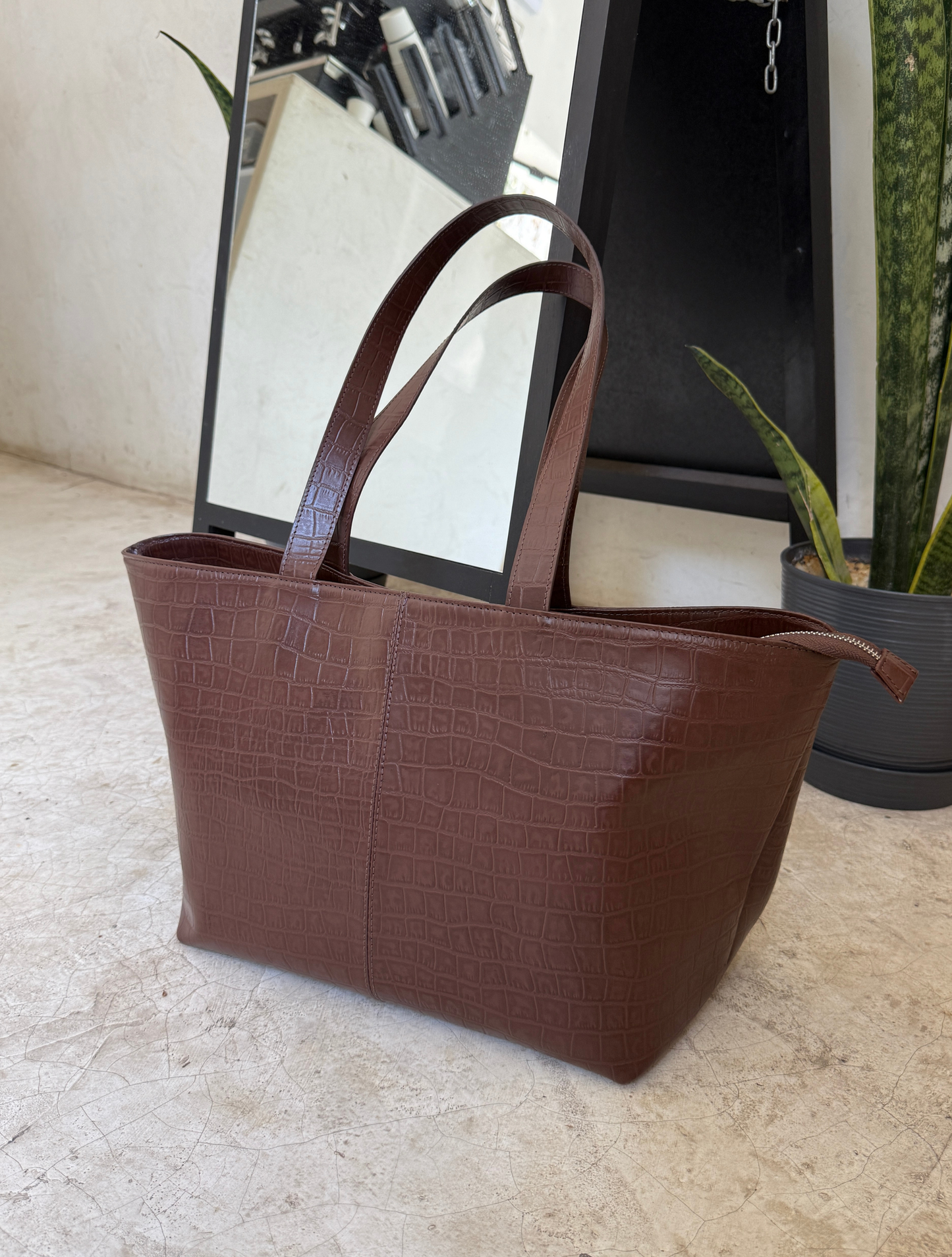 MAGDALENA BAG - MARRÓN OSCURO