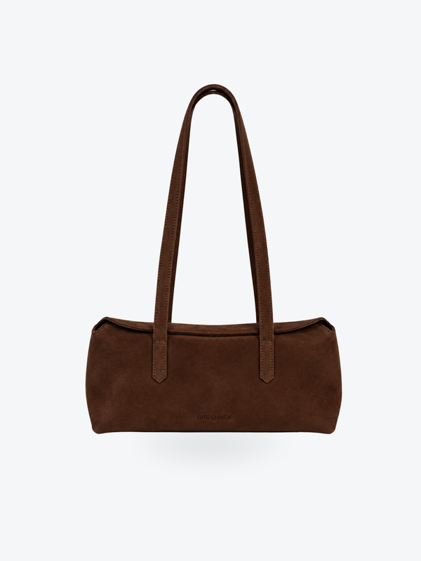 CAYETANA BAG GAMUZÓN - MARRÓN OSCURO