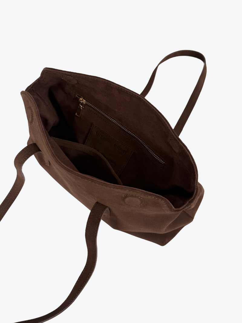 CAYETANA BAG GAMUZÓN - MARRÓN OSCURO - Image 3