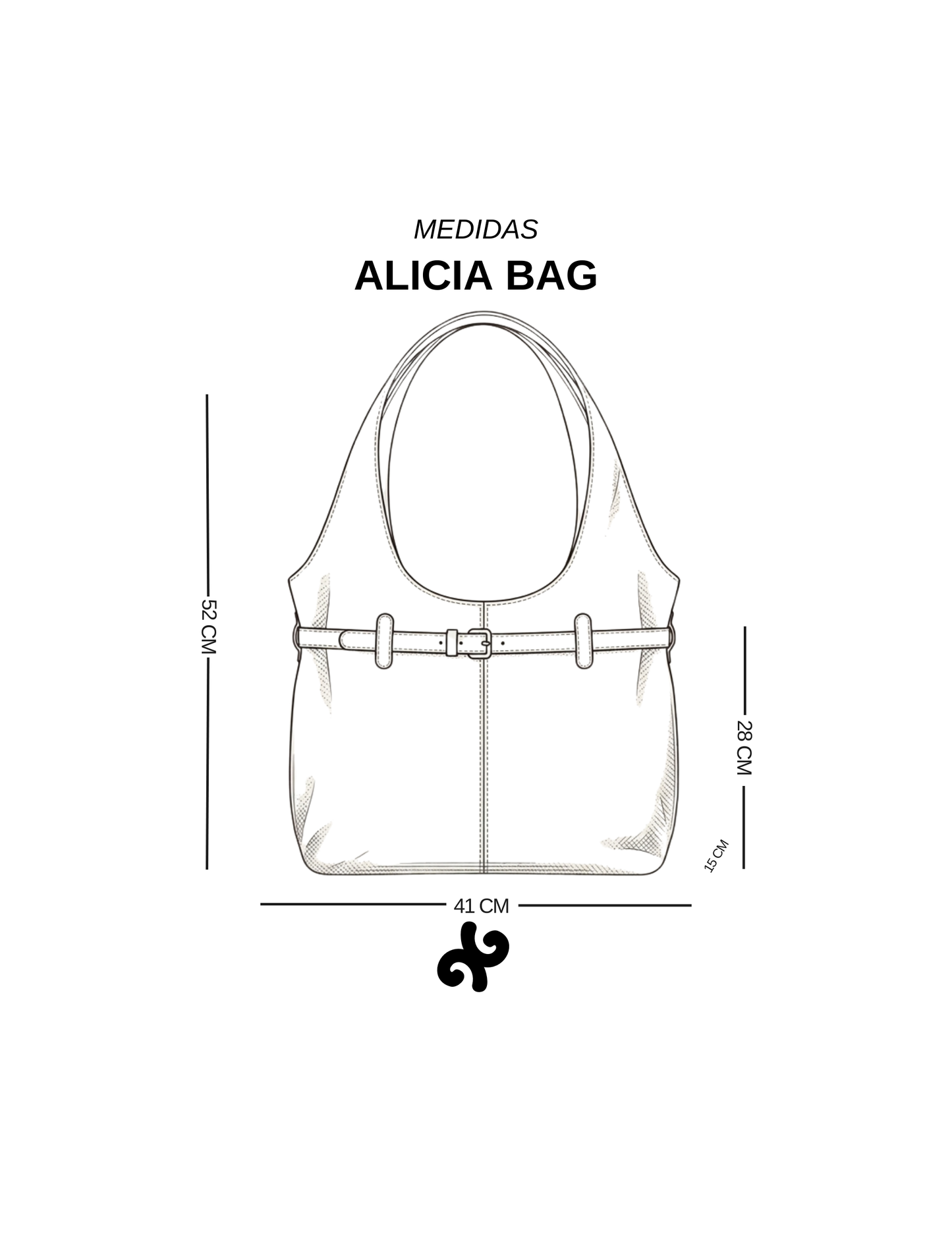 ALICIA BAG - MARRÓN OSCURO