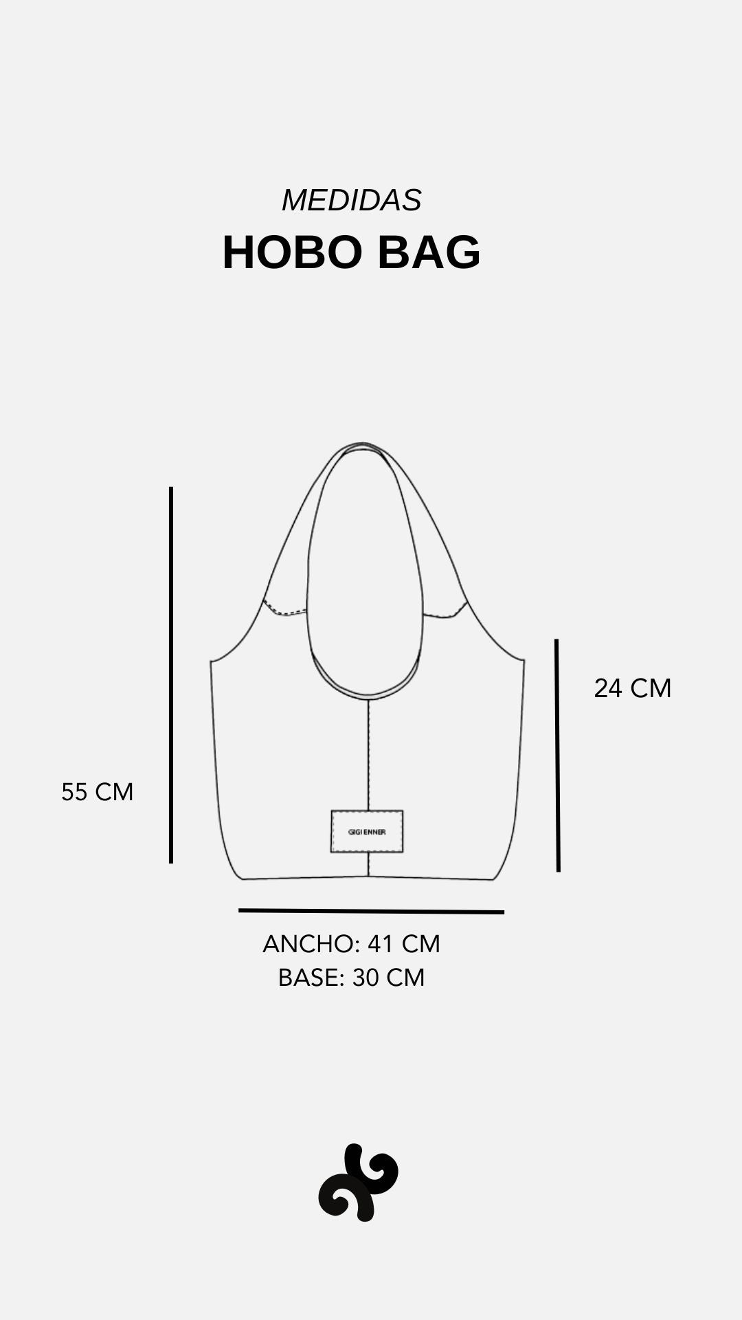 Hobo Bag Cuero - Repujado Natural